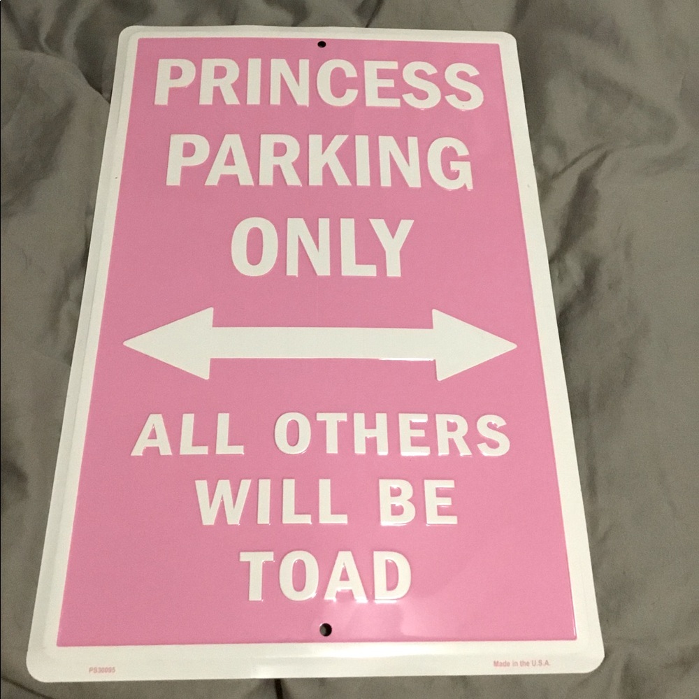 Metal sign